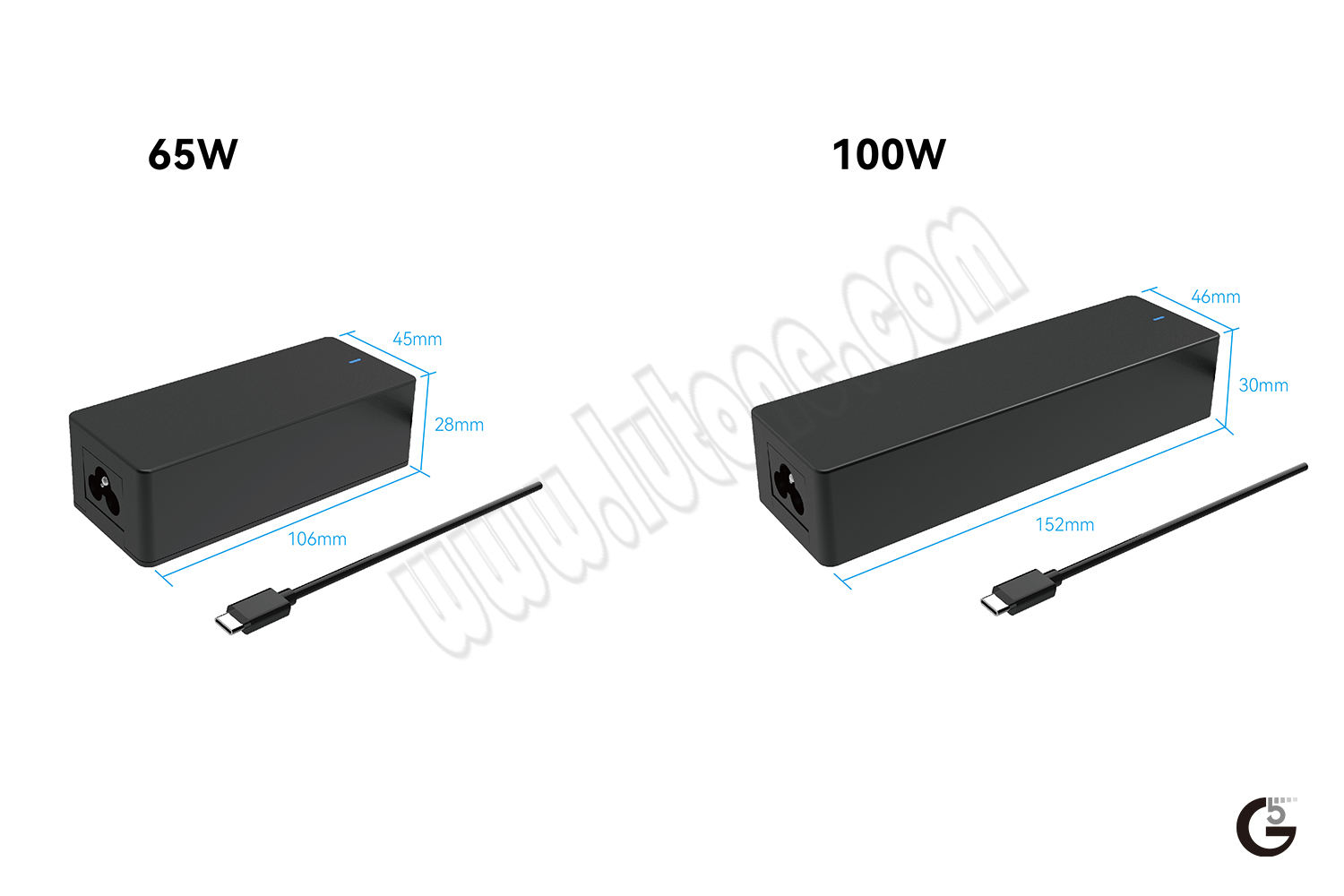 100W桌面式USB-C充电器 TP10A1