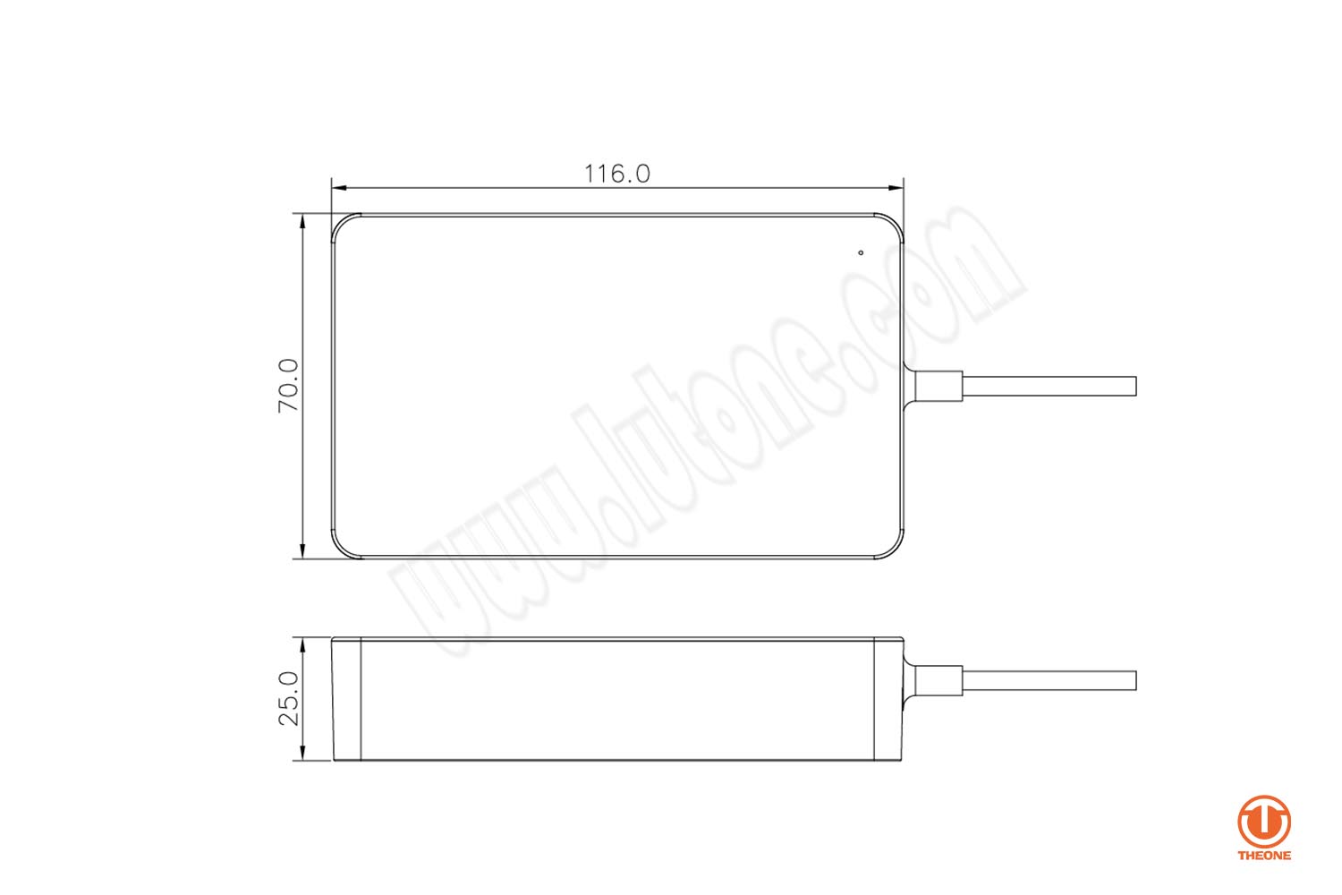 GA23 135W 氮化镓通用笔记本充电器（超薄设计）