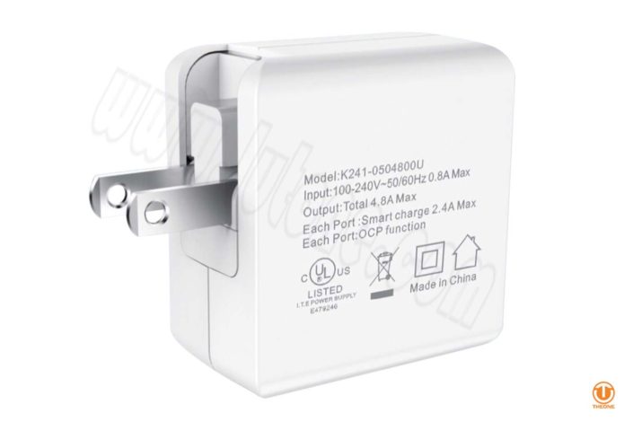 tk241-1 dual usb wall charger