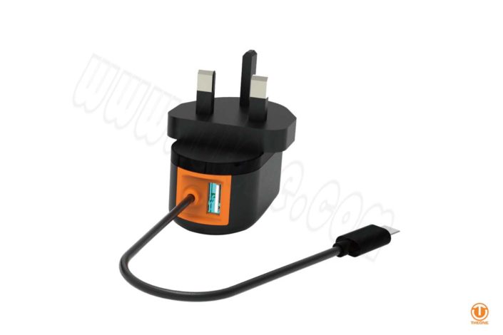 tw01a9-1 wire charger with extra usb port