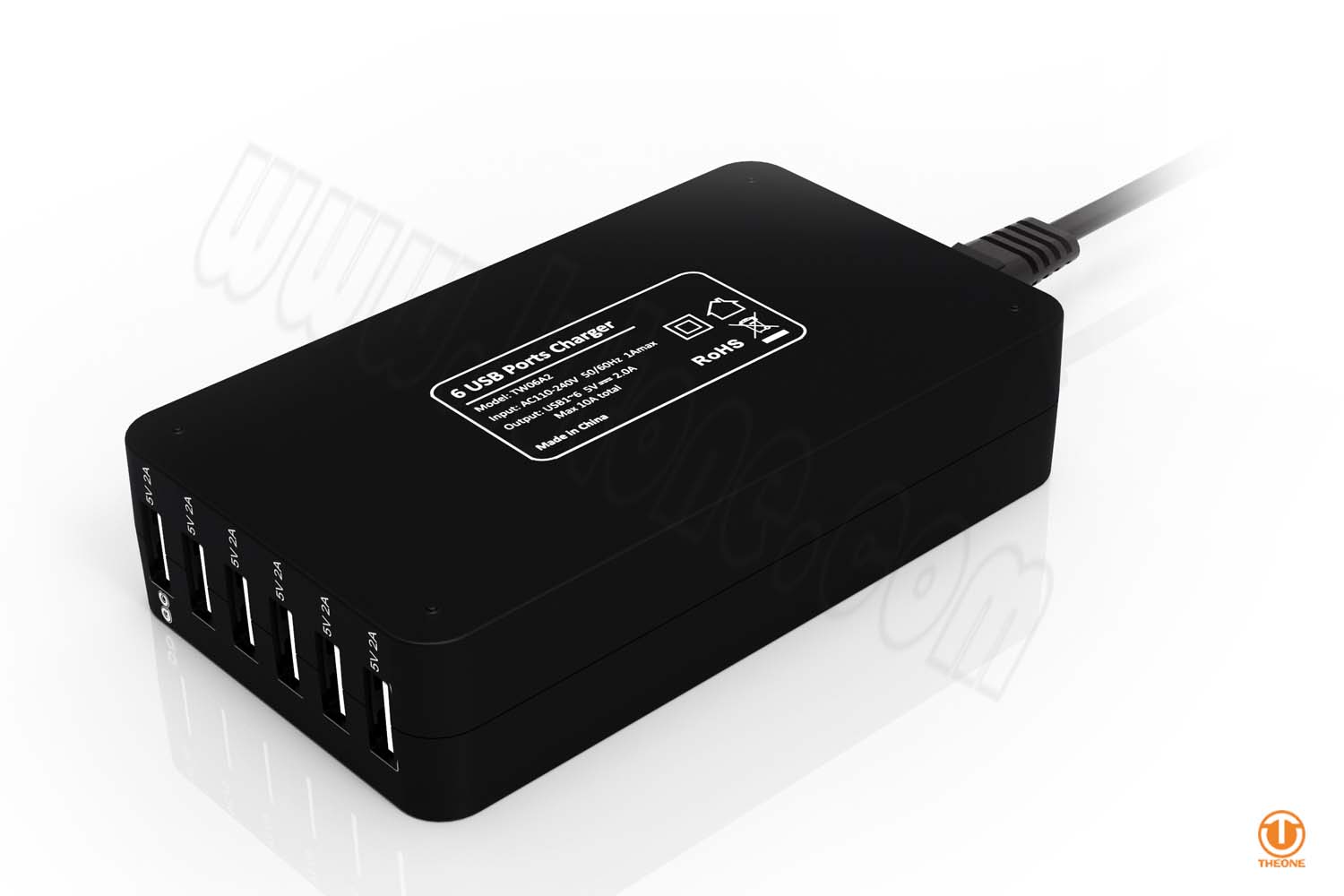 tw06a2-2 multi-usb quick charger wall charger