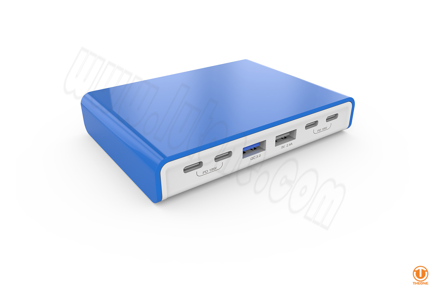 tp651- multi-usb charging station with pd and qc