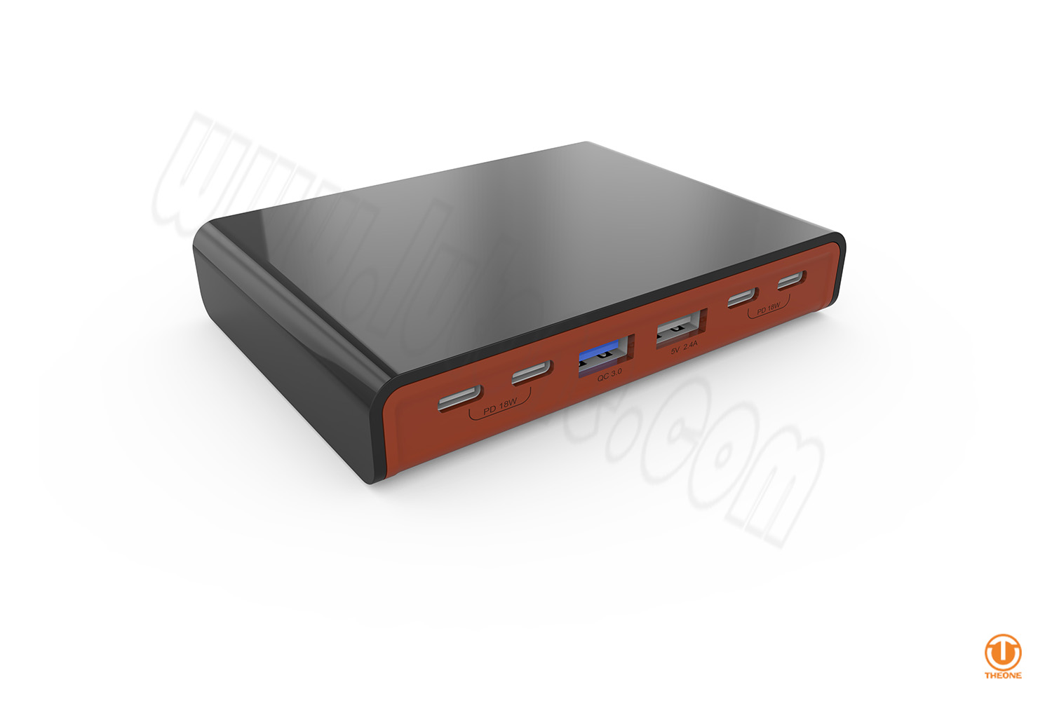 tp651- multi-usb charging station with pd and qc
