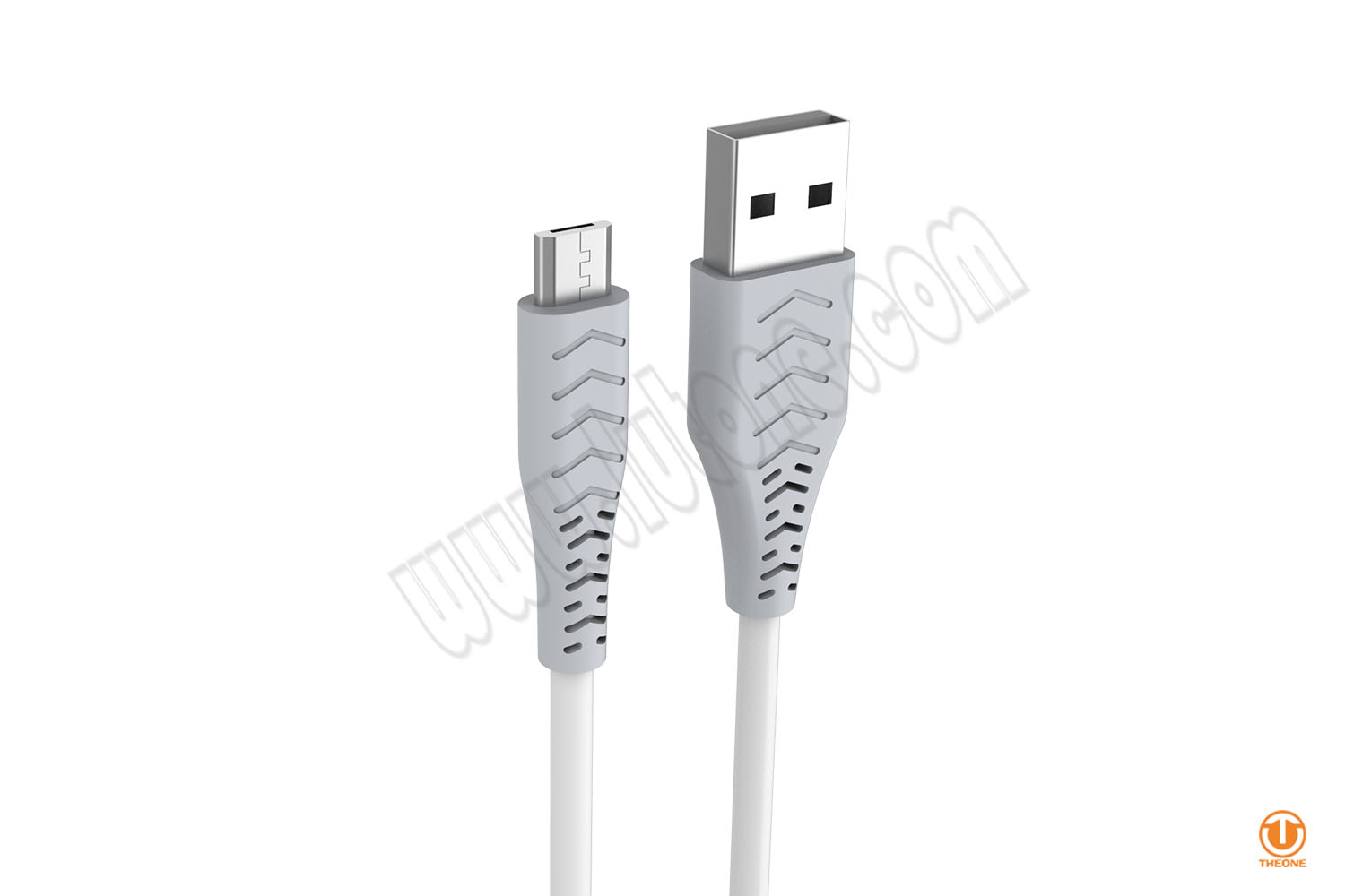 Can Be Charged and Data Transmission Synchronous Fast Charging Cable-Fox Sitting On Green Grass Round USB Data Cable Charging Cable