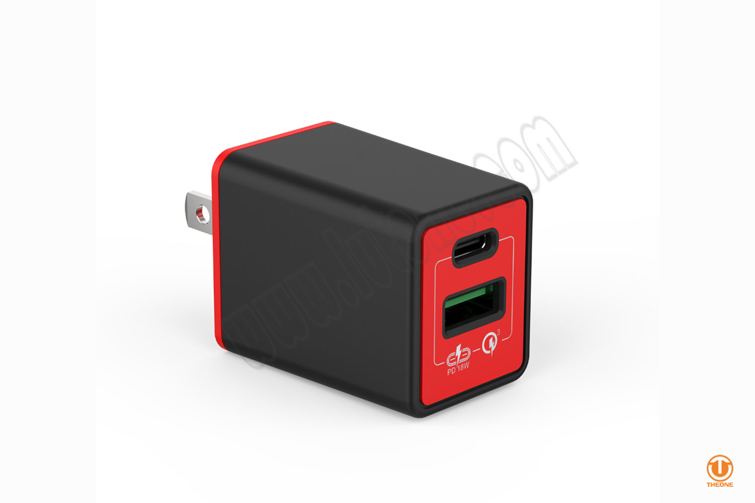 18W MINI USB Charger with PD & QC