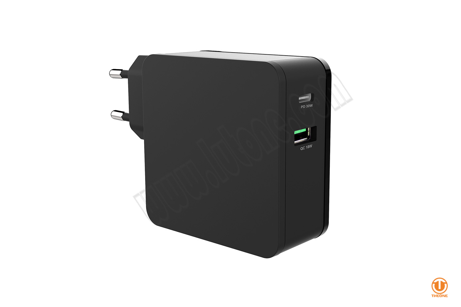 48W USB-C PD Charger with QC3.0
