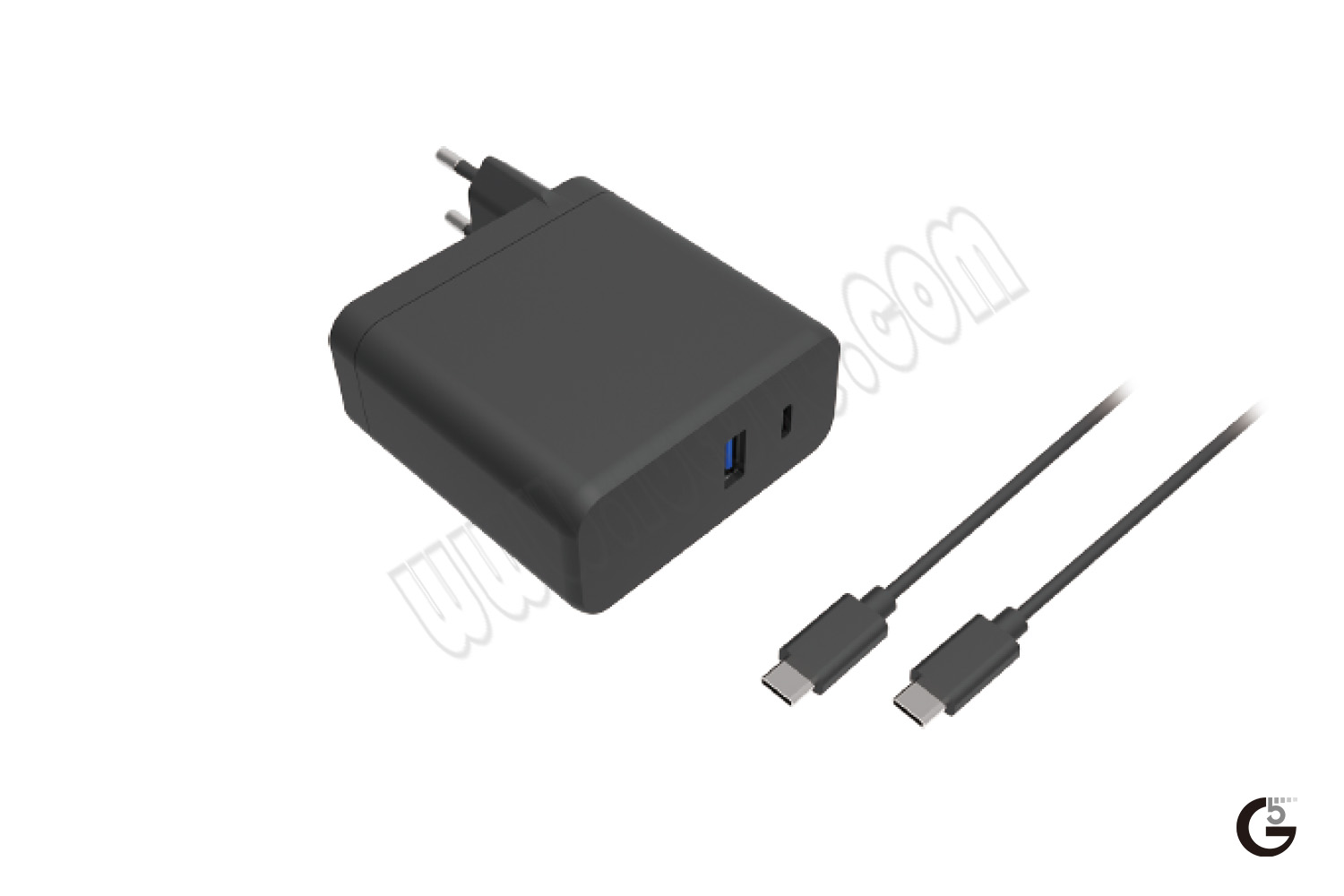 65W USB-C PD Foldable Charger
