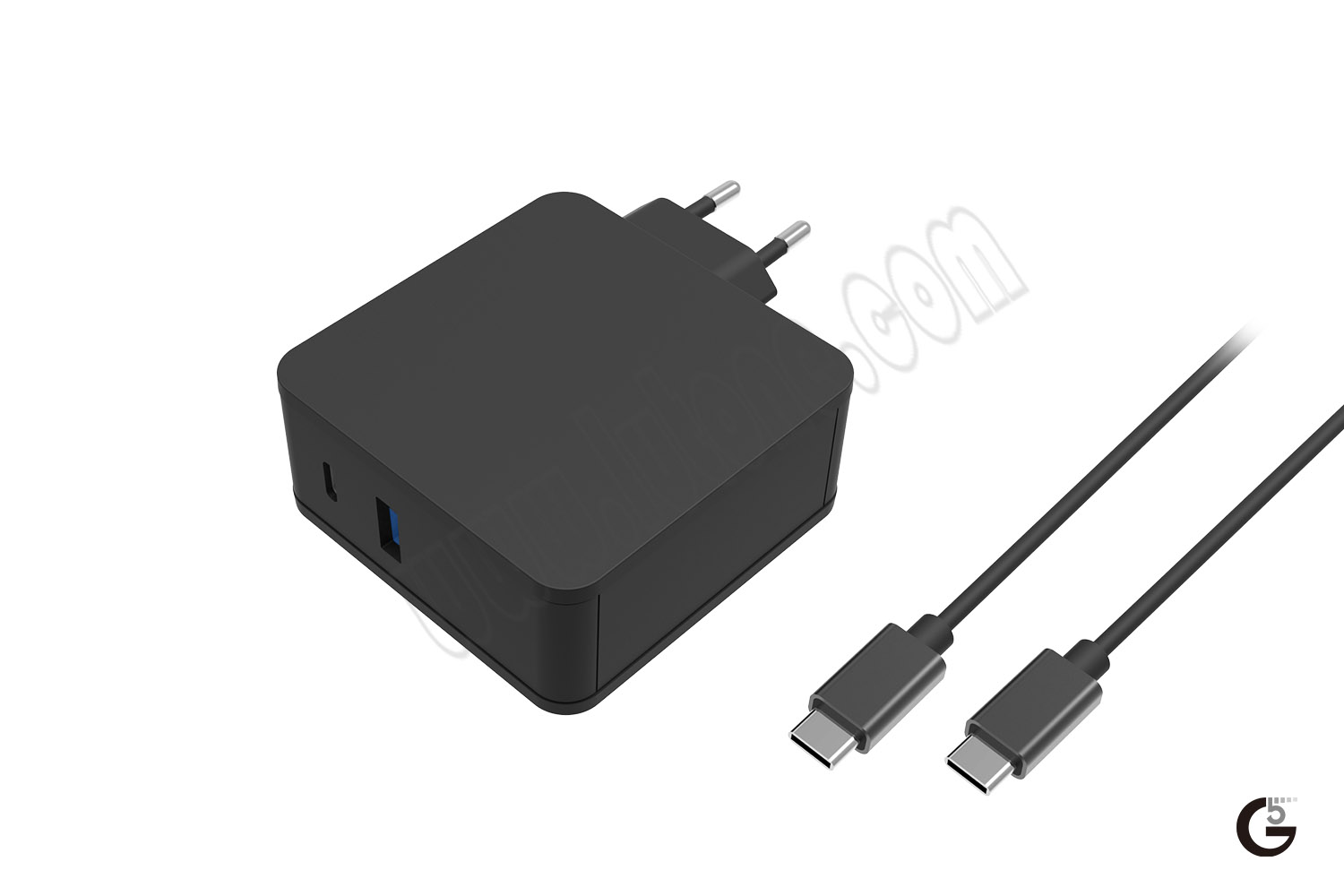 65W USB-C PD Foldable Charger