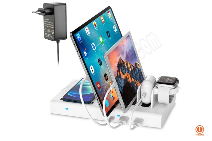 TC04D3 Multi-USB Charging Station with Modular Charging System design