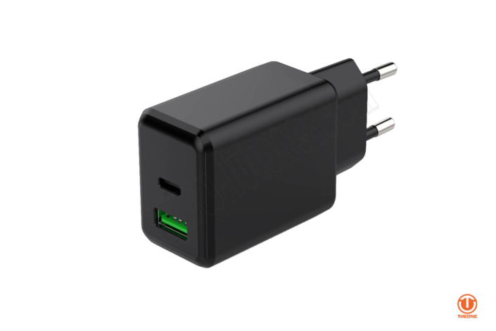 TP251CQ 25W USB-C PD Power Adapter with QC Port