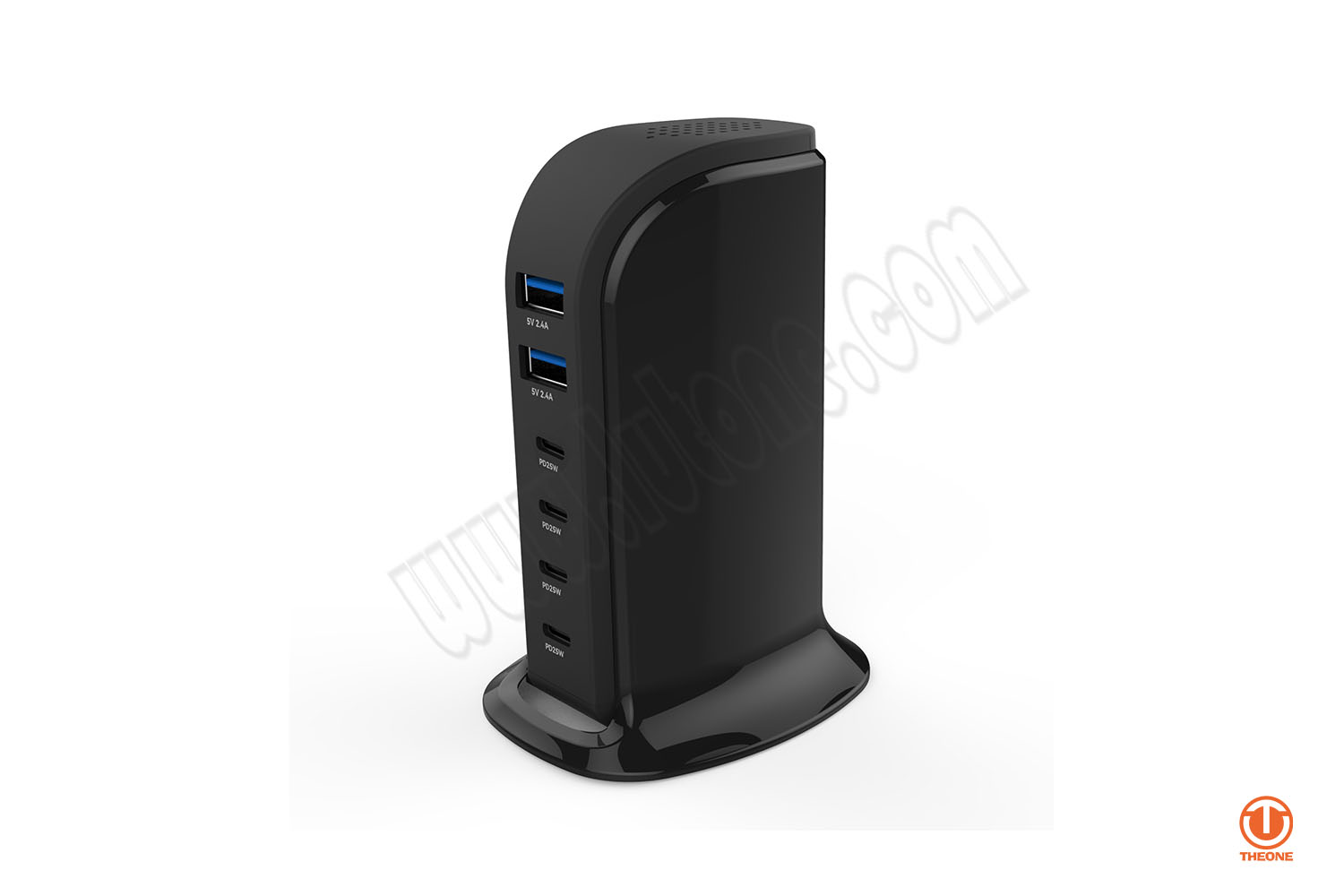 TP401 40W 5-Ports USB Tower Charging Station