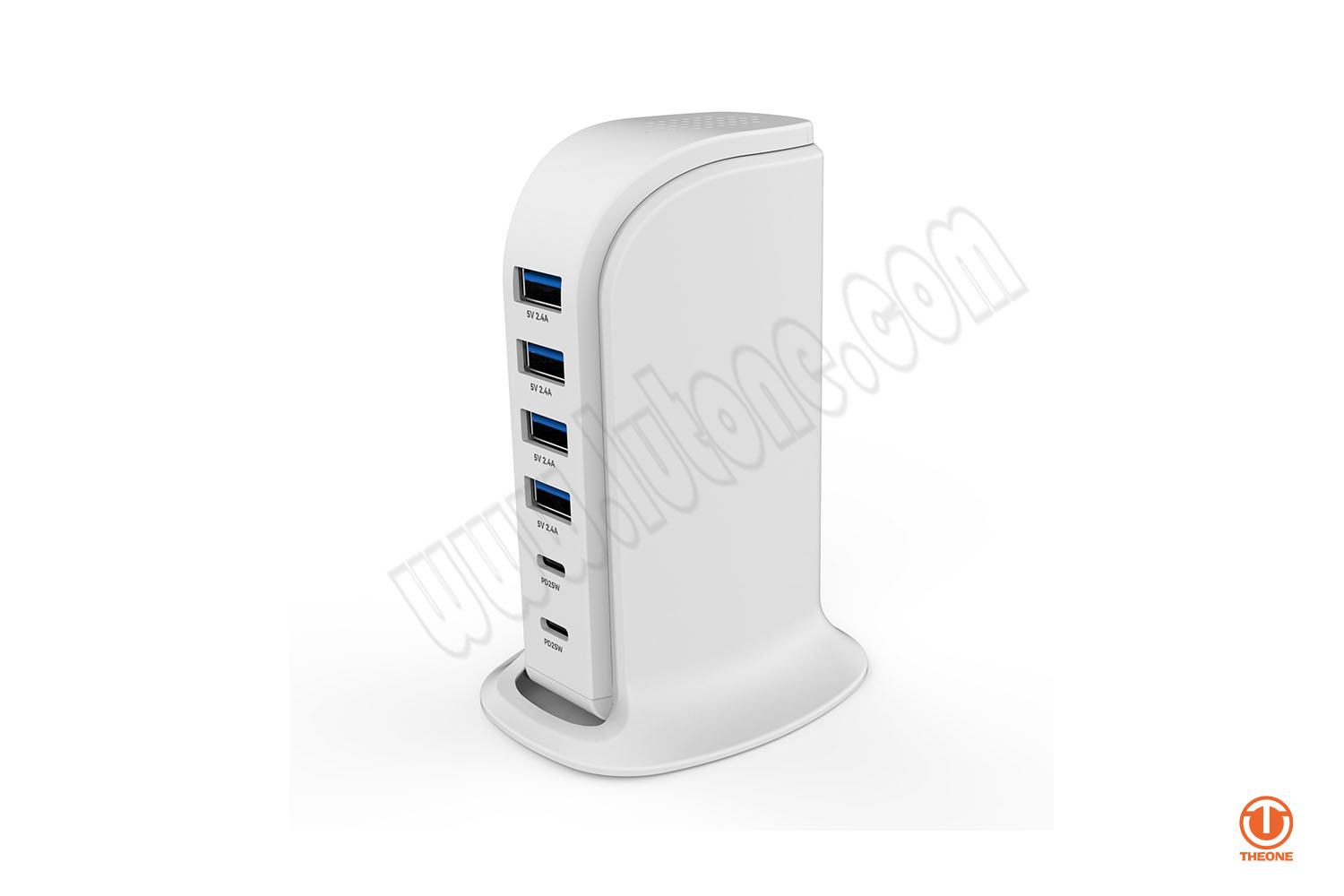 TP401 40W 5-Ports USB Tower Charging Station